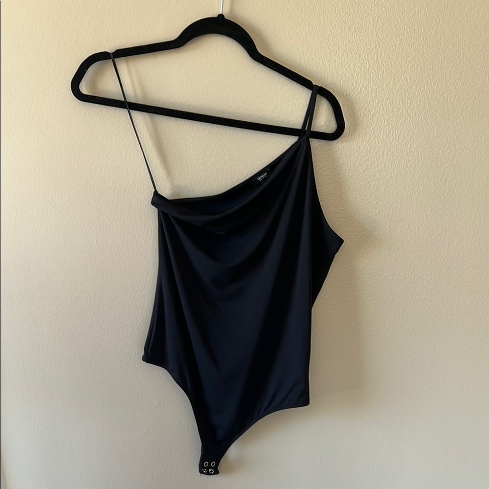 Express Black Body Contour Top